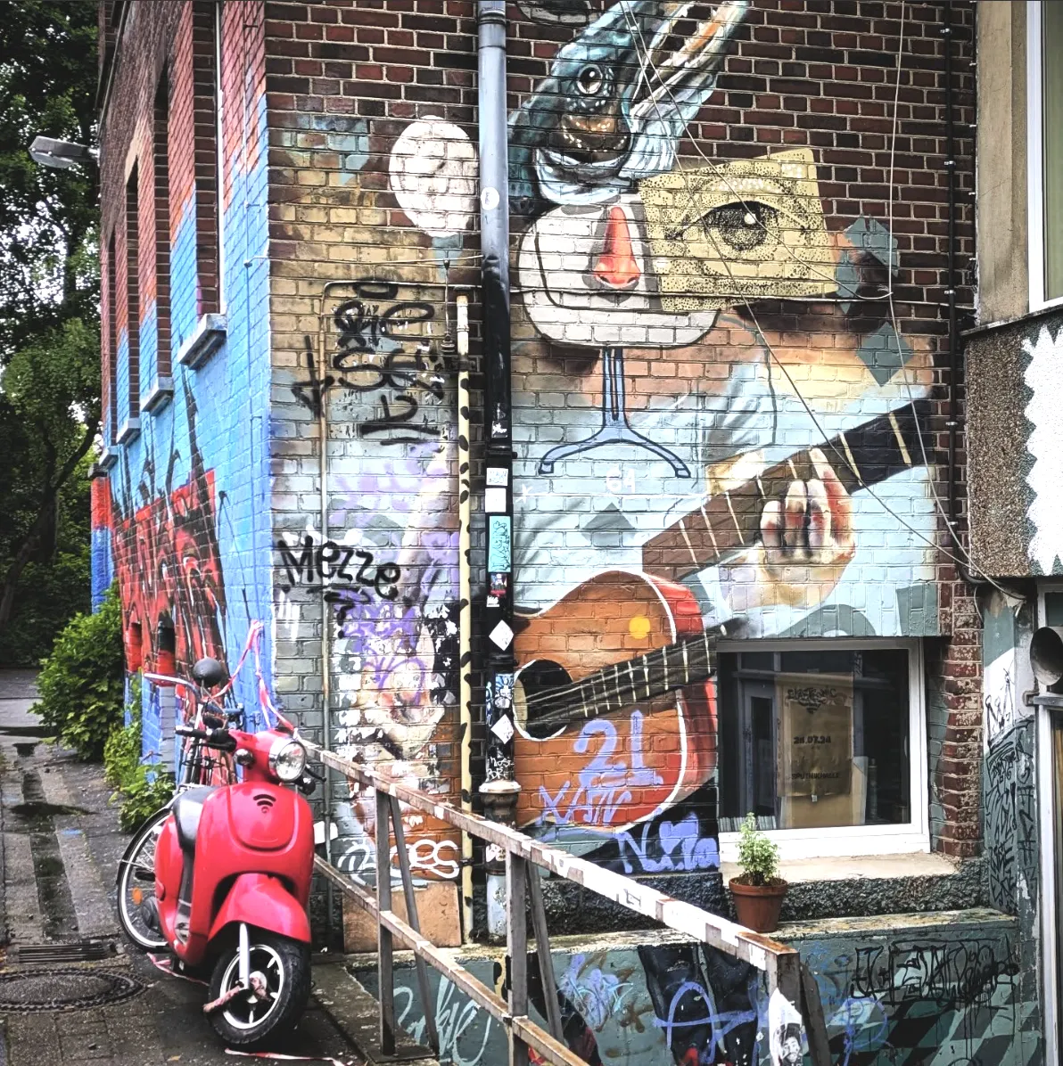 Hawerkamp Münster Graffiti Street Art Backstein