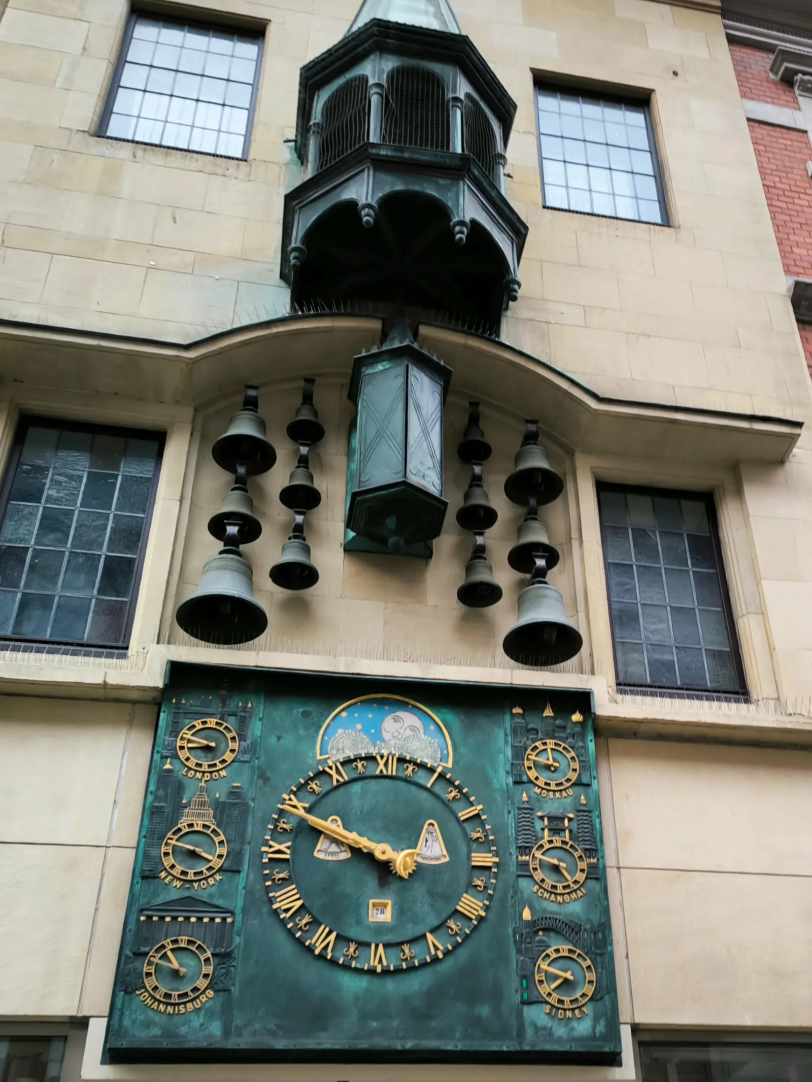 Weltzeituhr Glockenspiel Rothenburg Münster